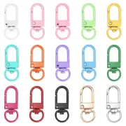 Lobster Claw Clasps, 45Pcs 33mm - Metal Swivel Clasps Snap Hook (15 Colors)