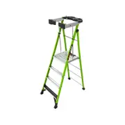 Little Giant Fortress F/Glass 4 Step 150kg with Enclosing Gate and Tool Tray