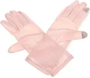 [MOBUTOFU] Elegant Lace Mittens Touchscreen Full Finger Glove for Women's Outdoor Activities Random Style