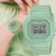 CASIO 卡西歐 G-SHOCK 青蘋果綠方形女錶 GMD-S5600BA-3