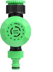 FLEXMAN Mechanical Watering Timer, 2 120 Minutes Irrigation Controller Automatic Shut Off Mechanical Sprinkler Timer Outdoor Garden Hose Water Timer for Garden Hose