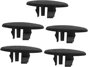 HEALLILY 5pcs Armrest Cover Buckle Center Console Handle Car Accessory Center Console Lock Latch Armrest Cover Lid Lock Center Console Latch Center Console Armrest Lock Latch Plastic Black