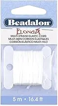Beadalon Elonga Stretch Bead Cord .7mm 16.4' Clear