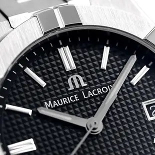 MAURICE LACROIX AI6007-SS002-330-1 艾美錶 機械錶 39mm AIKON 黑面盤