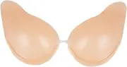 [MIXILU] Sticky Bra for Large Breast, Invisible Lift Up Bra, Adhesive Conceal Silicone Tape Bra, Push Up Bra with Strap