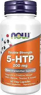 NOW 5-HTP 200 mg,60 Veg Capsules