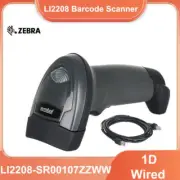 Zebra Symbol LI2208-SR00107ZZWW 1D Imager Corded Barcode Scanner with USB Cable