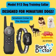 Bark Doctor 912 Mini X-Small Remote Dog Training e-Collar Beep+Vibration+Shock