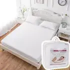 King / Queen / Double Mattress Protector Topper White Bed Cotton Cover AU STOCK