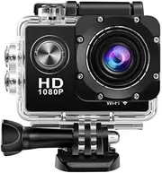 Kogan 1080P Wi-Fi Action Camera with Waterproof Case - KAACTCAMSSA