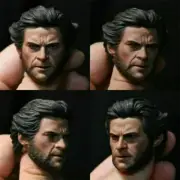 1/6 Male Head Sculpt Wolverine Celebrity Hugh Jackman For 12inch Figure Doll