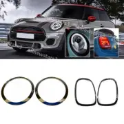 Headlight Bezel Ring+Tail Light Surround Trim For Mini Cooper F55 F56 F57 2014- (for: Mini)