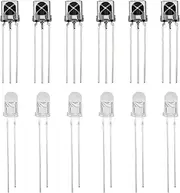 VGOL Pack of 20 Pairs Transmitter Receiver Kit 5mm Infrared Emitter VS1838B Infrared Receiver for Electronic Devices Phototransistor Communication Equipment