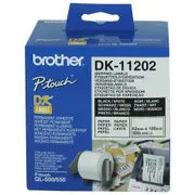 White Shipping/Name Badge Labe 62mmX100mm,300 labels per roll DK-11202