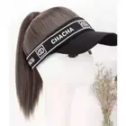 Cap Wig Fake Hair Hat Golf Baseball Cap Pony Tail Short Straight Ponytail
