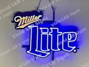 Vivid LED Miller Lite Beer Bar 24"x17" Neon Sign Lamp With Dimmer