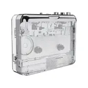 Auto Reverse and Clear Stereo Cassette Player, Cassette Tape to MP3 Converter with Tape Converter Software, Powered by USB Power Cord or AA Battery