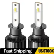 2/4X H1 LED Light Bulb Conversion Kit Headlight Hi/Lo Beam 6000K White K (for: Smart)