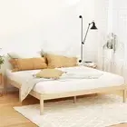 King Size Wooden Bed Frame - Pine BRUNO