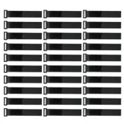 30 Pack 8 Inch Hook and Loop Straps Reusable Fastening Cable Strap
