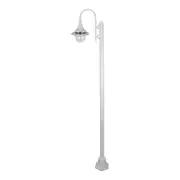 Monaco Post Light H2380mm White Aluminium - 15877