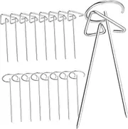 20Pcs Stainless Steel Barbecue Skewers for Outdoor BBQ Durable Meat and Vegetable Grilling Skewers with Smooth Surface Ergonomic Design for Family Gatherings