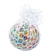 Rainbow Squeeze Ball Vibrant Sensory Toy Color Compression Pinch Ball Relaxing