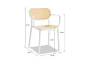 McKAY Set of 4 Outdoor Dining Chairs