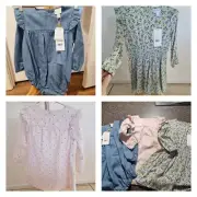 Pumpkin Patch Baby Girl Bulk Bundle size 2 long sleeve dresses/romper NEW