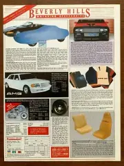 1983 Beverly Hills Motoring Accessories Vintage Print Ad/Poster Car Art Décor