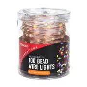 Lytworx 100 Multicolour Battery Operated Bead Wire Lights