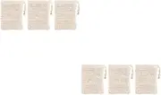Beavorty 2sets Natural Ramie Soap Exfoliating Soap Saver Pocket Drawstring Producing Easy to Use Wall Hanging Present for Friends Family 3pcs*2