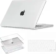Case for MacBook Air M2 Model A2681 Case Fits 2022 2023 13.6 Inch with Keyboard Cover,Electro-weideworld Plastic Hard Shell Cover, Clear