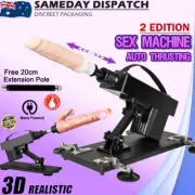 Auto Heating Thrusting Sex Machine Telescopic Realistic Dildo Vibrator Sex Toy