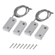 MC-51 NO Alarm Security Rolling Garage Door Contact, Magnetic Reed Switch 2Set