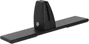 SHINEOFI Desktop Screen Stands Computer Monitor Stand Corner Desk Keyboard Tray Room Divider Stand Base Guard Shield Barrier Arm Rest for Desk Panel Clamps Black Aluminum Alloy