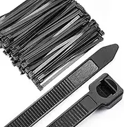 OneLeaf Cable Ties 8 Inch Heavy Duty Zip Ties with 120 Pounds Tensile Strength for Multi-Purpose Use, Self-Locking UV Resistant Nylon Tie Wraps, Indoor and Outdoor Tie Wire.120 Pcs Black