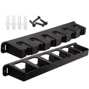 6-Rod Rack Fishing Pole Holder Tackle Wall Fishing Rod Storage Fixed Stand