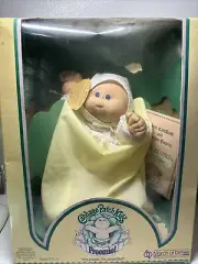Vtg 1983 Cabbage Patch Preemie Girl Doll Coleco New Open Box Fannie Kerry