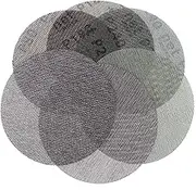 Mesh Sanding Discs 10PCS 6 Inch 150mm Mesh Dust-Free Anti-Blocking Hook&Loop Round Abrasive Sandpaper 80-800 Grit(Grit 600)