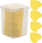Healeved Nail Care Kit: 200pcs Nail Polish Remover Pads Stylish Heart Shape for Gel Nail Removal on The Go