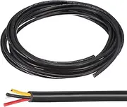 uxcell 28AWG Electrical Wire 4 Conductors UL2464 Tinned Copper 16.4Ft Low Voltage PVC Case Flexible Extension Power Cord Black for LED Strips Lamps Lighting
