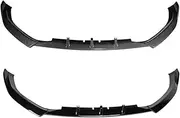ATATANN Front Bumper Splitter Lip Diffuser Body Kit Spoiler Guard Fit Compatible for Audi A5 Quattro 2008 2009 2010 2011 (Not for S-LINE Model Anti-Collision Automotive Modification(CF Look)