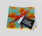 2 Ply Handmade Reusable Paperless Towels - unPaper Towels - Sunflowers and Dots