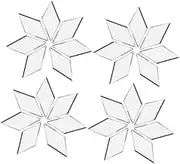200pcs Adhesive Mosaic Tiles: Disco Tiles Mirror Mosaic Stickers for Interior Decoration DIY Disco Ball Card Making and Art Collage