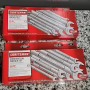 Craftsman 16 PC Piece Total 12pt Combination Wrench Set (8) Metric & (8) SAE