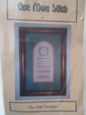 Star Sampler Chart needlework showcase your charm in center motif