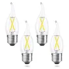 Dimmable E26 LED Light Bulb 25W Equivalent, Daylight White 5000K, Chandelier ...