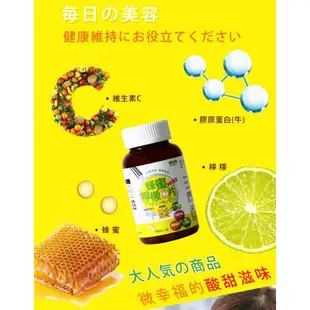 AJIOU 日本味王 口含錠 蔓越莓_升級版／膠原蜂蜜檸檬C 60粒【新高橋藥局】2款供選／營養補充