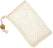 HONMEET Nylon Bathing Soap Soap Exfoliating Pouch Drawstring Quick Dry for Bathing Random